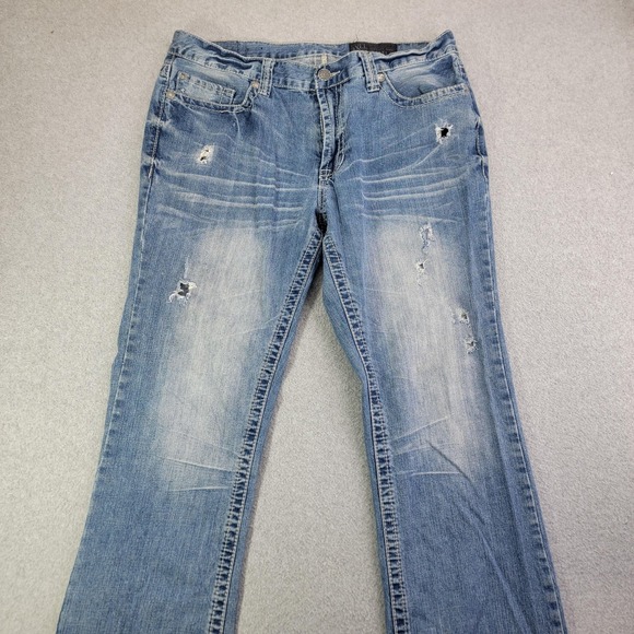 Axel Other - Axel Jeans Mens 36x32 Light Wash Blue Volcott Vintage Boot Bootcut Denim Pants